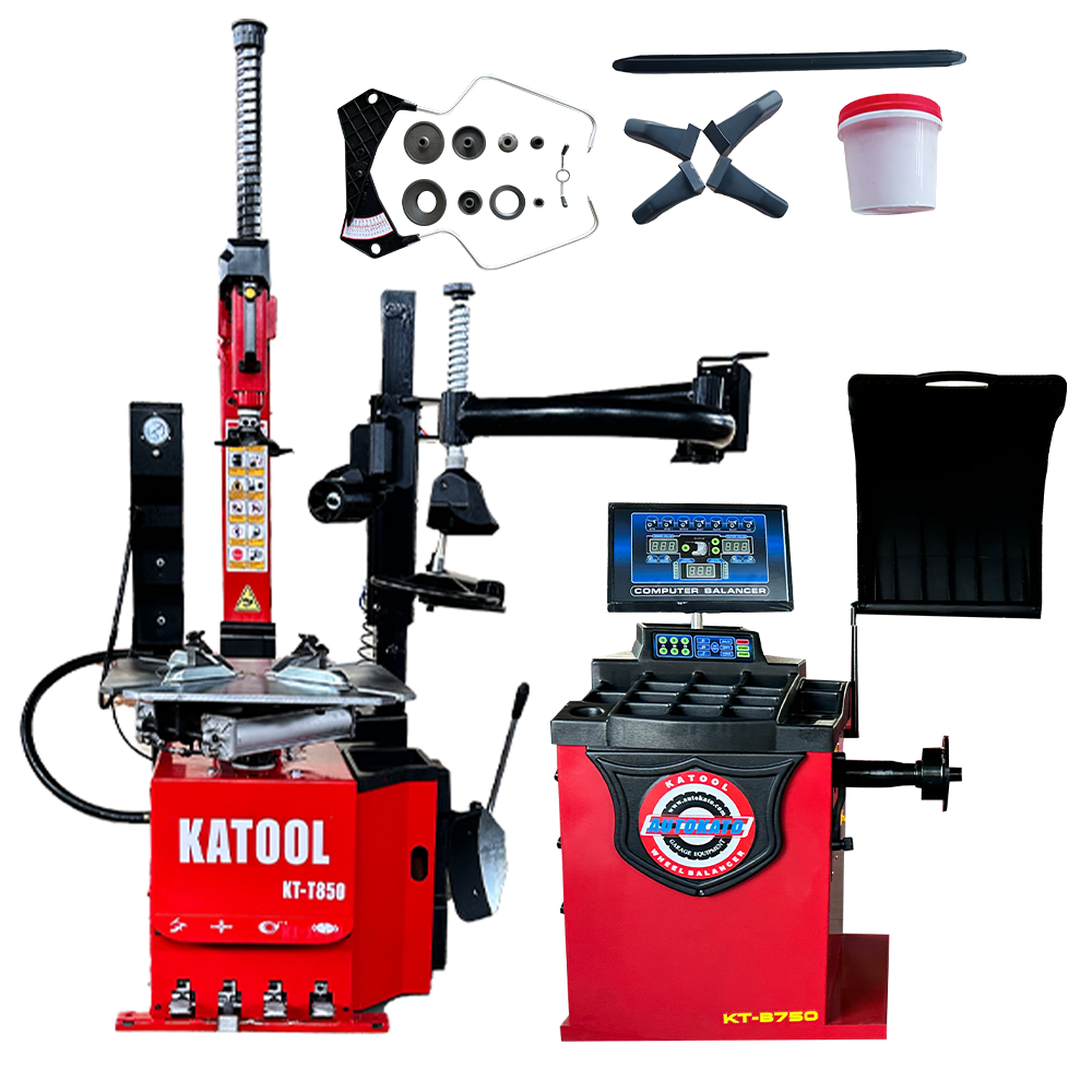 Combo 9: Tire Changer KT-T850 & Wheel Balancer KT-B750