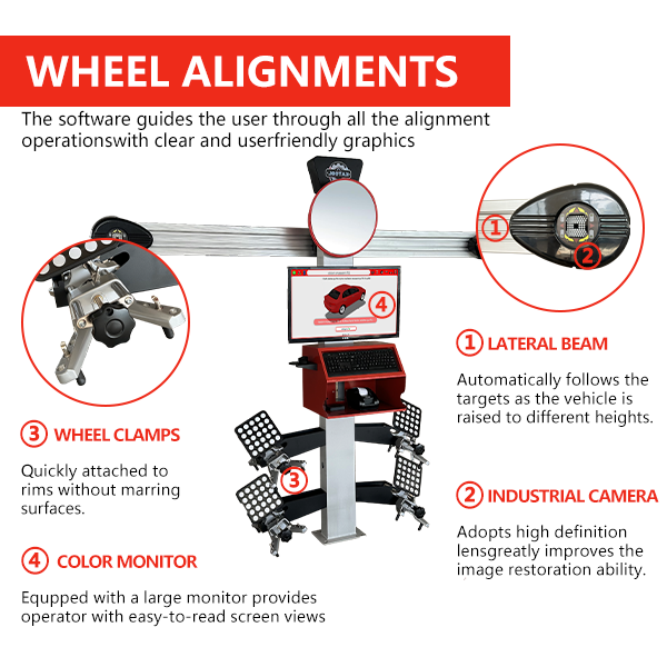 KATOOL 3D Wheel Alignment Machine Wheel Aligner--AV533 - Image 4