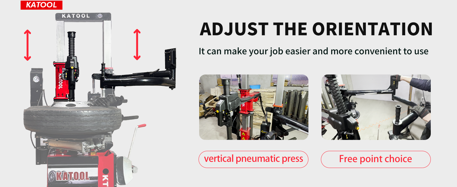 KATOOL Tire Changer KT-855 Vertical Tire Press changer Wheel Changer Machine - Image 10