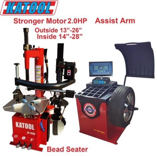 Combo 11: Tire Changer KT-T835 & Wheel Balancer KT-B750 - Image 2
