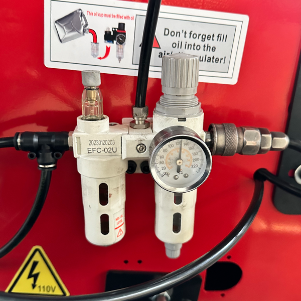 KT-T850 Tilt-Arm Wheel Clamp Tire Changer Machine - Image 7